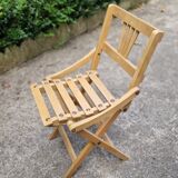 Small folding wooden child's chair, 1950s