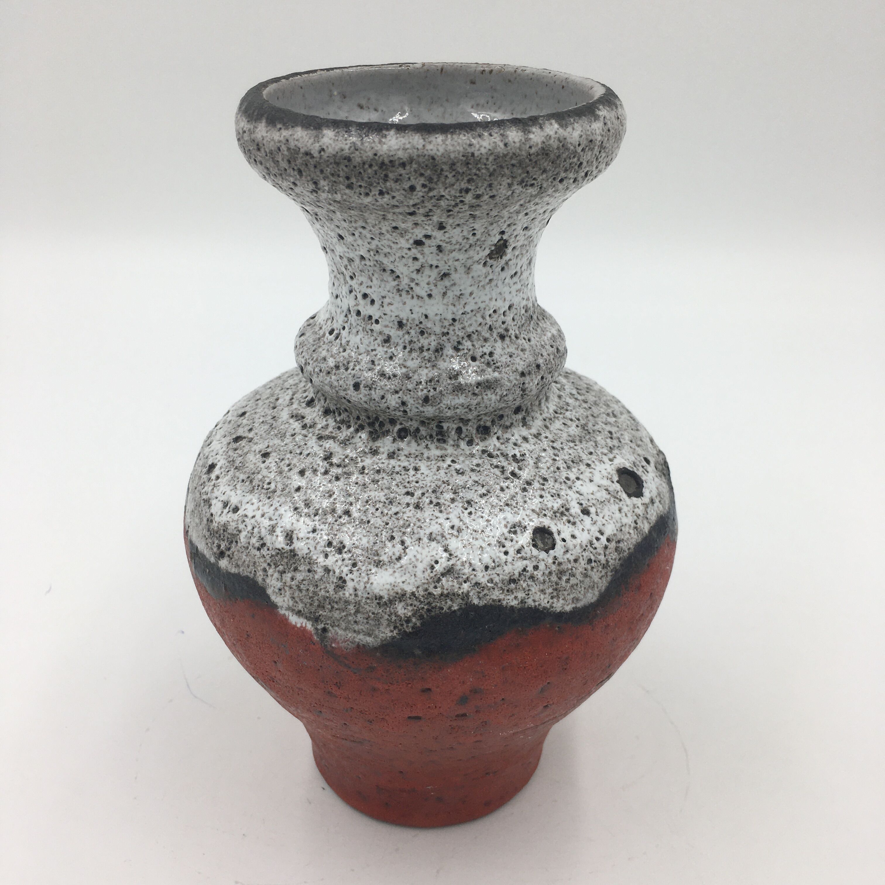 Vintage Fat Lava ceramic vase