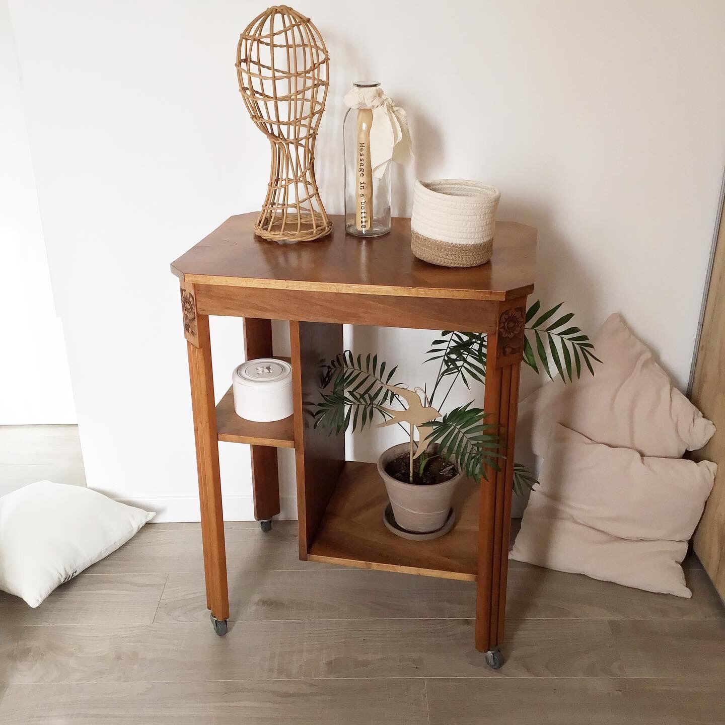 40s furniture on vintage wheels