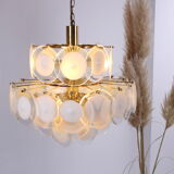 Murano white chandelier, Italy
