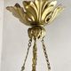 Art Deco suspension basin pink glass Lauris France