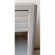 50's wooden and light marble bedside