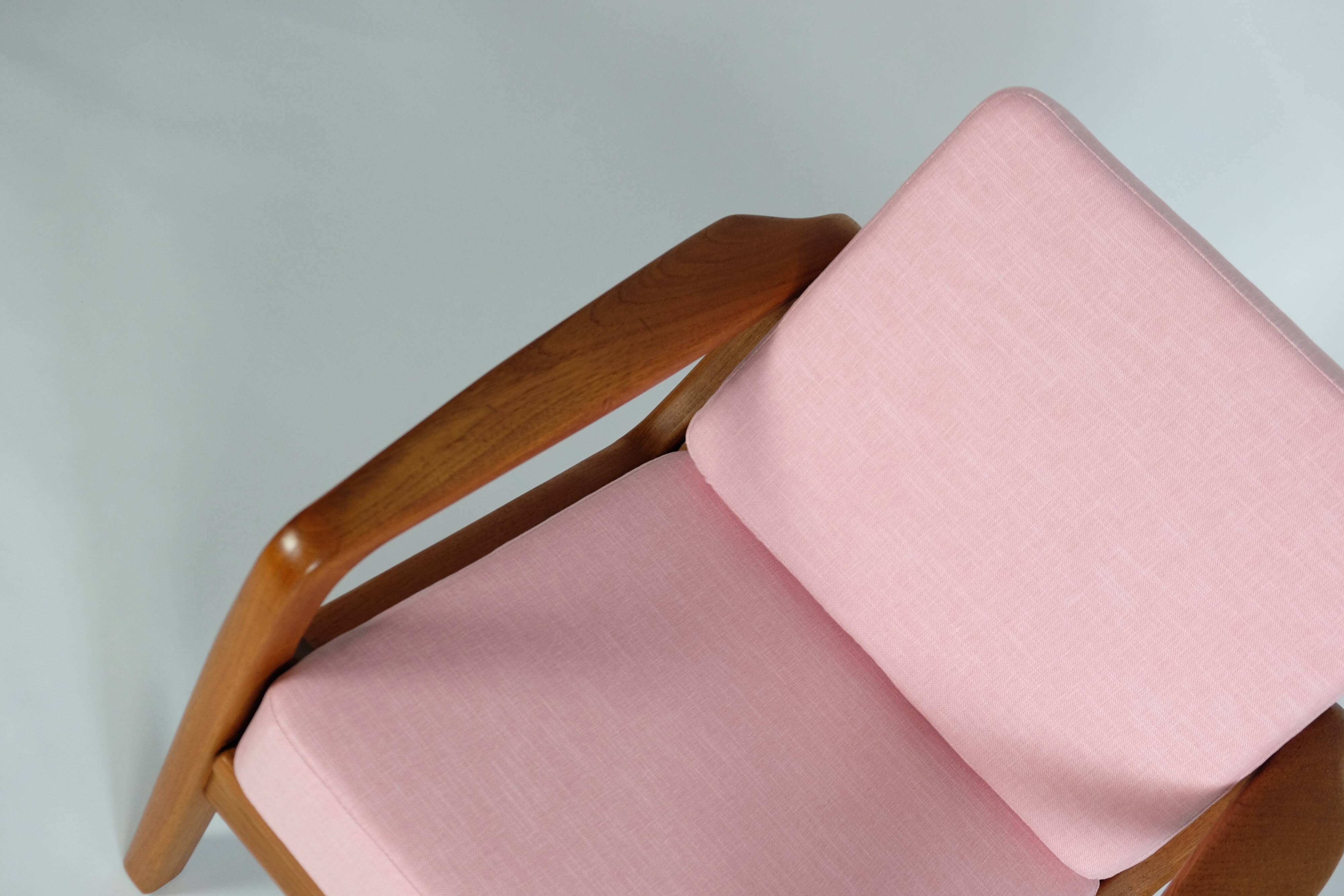 Danish Vintage Teak Easy Chair Armchair by Juul Kristensen - 1970s