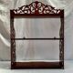 Old wall shelf in worked wood dimension: height -67cm- width --55cm-