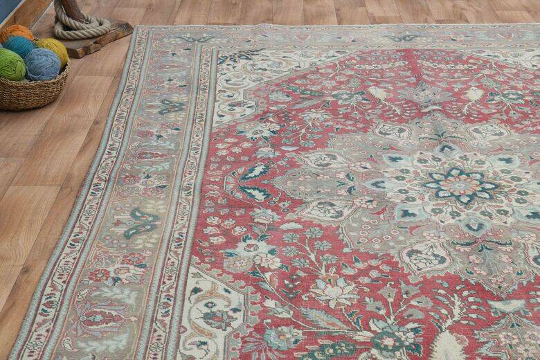 Vintage Red Persian Carpet
