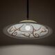 Vintage glass pendant, Italy, 1970s