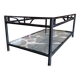 Table basse verre et fer