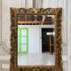 Miroir en bois sculpté doré XIXe siècle