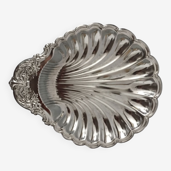 Stainless steel shell shaped dish