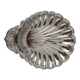 Plat en inox forme coquillage