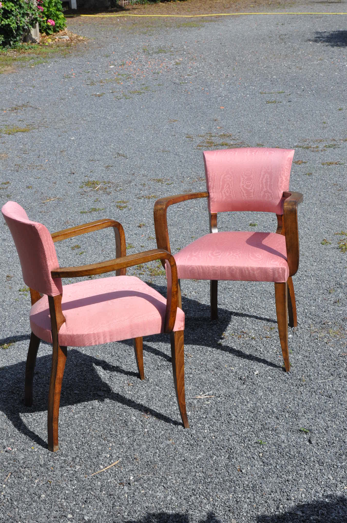 Paire de fauteuils bridge