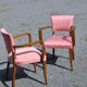 Paire de fauteuils bridge