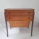 Meuble de couture scandinave teck années 60