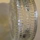 Vintage glass ceiling or wall lamp, Italy, 1960s