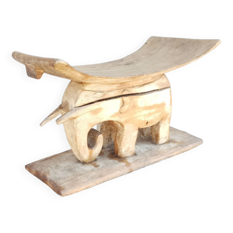 Tabouret ancien en bois, Art africain Ashanti du Ghana