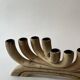 Scandinavian wooden candle holder, Denmark 1970s.