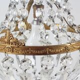 Hot air balloon chandelier with tassels