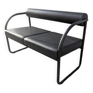 Canapé 2 places vintage Salon Design années 80
