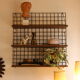 Vintage wall shelf from the 1970s.