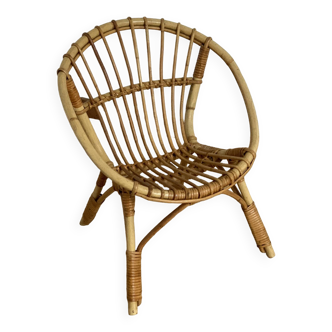 Children's rattan armchair