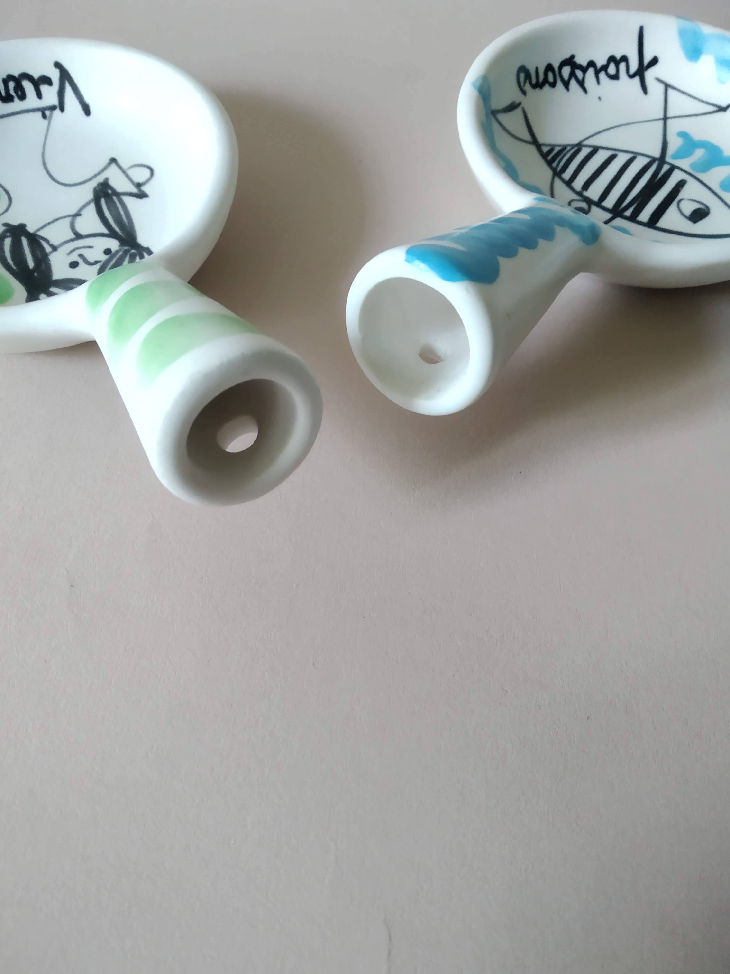 2 Pisces and Virgo Lili VOLTZ Vallauris pocket emptiers