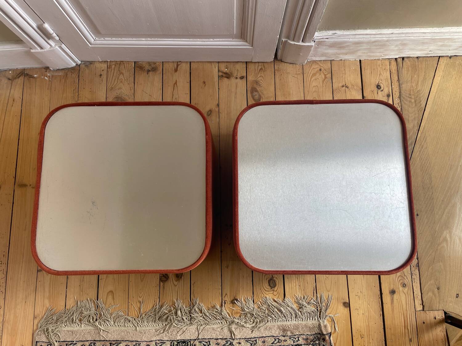Pair of vintage bedside tables