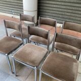 Set of 6 Nova Lux chairs 70s