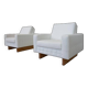 Mid-Century Modern Pair of Scandinavian Armchairs, 1960s