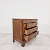 Commode en noyer style Empire