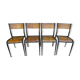 Set of 4 Mullca 510 school chairs