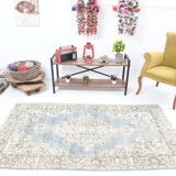 Classic soft blue carpets 216x117cm