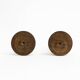 Pair of teak candlesticks – Danish design, 1960s