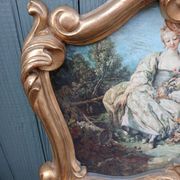 Antique trumeau mirror