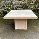 Roche Bobois travertine coffee table, 1980