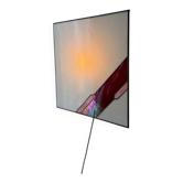 Lampe murale en verre teinté architectural avec verre texturé