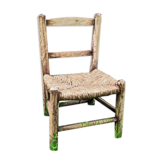 Mulched country chair from the 60s/70