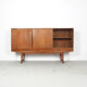 Danish teak sideboard with sliding doors, 1960