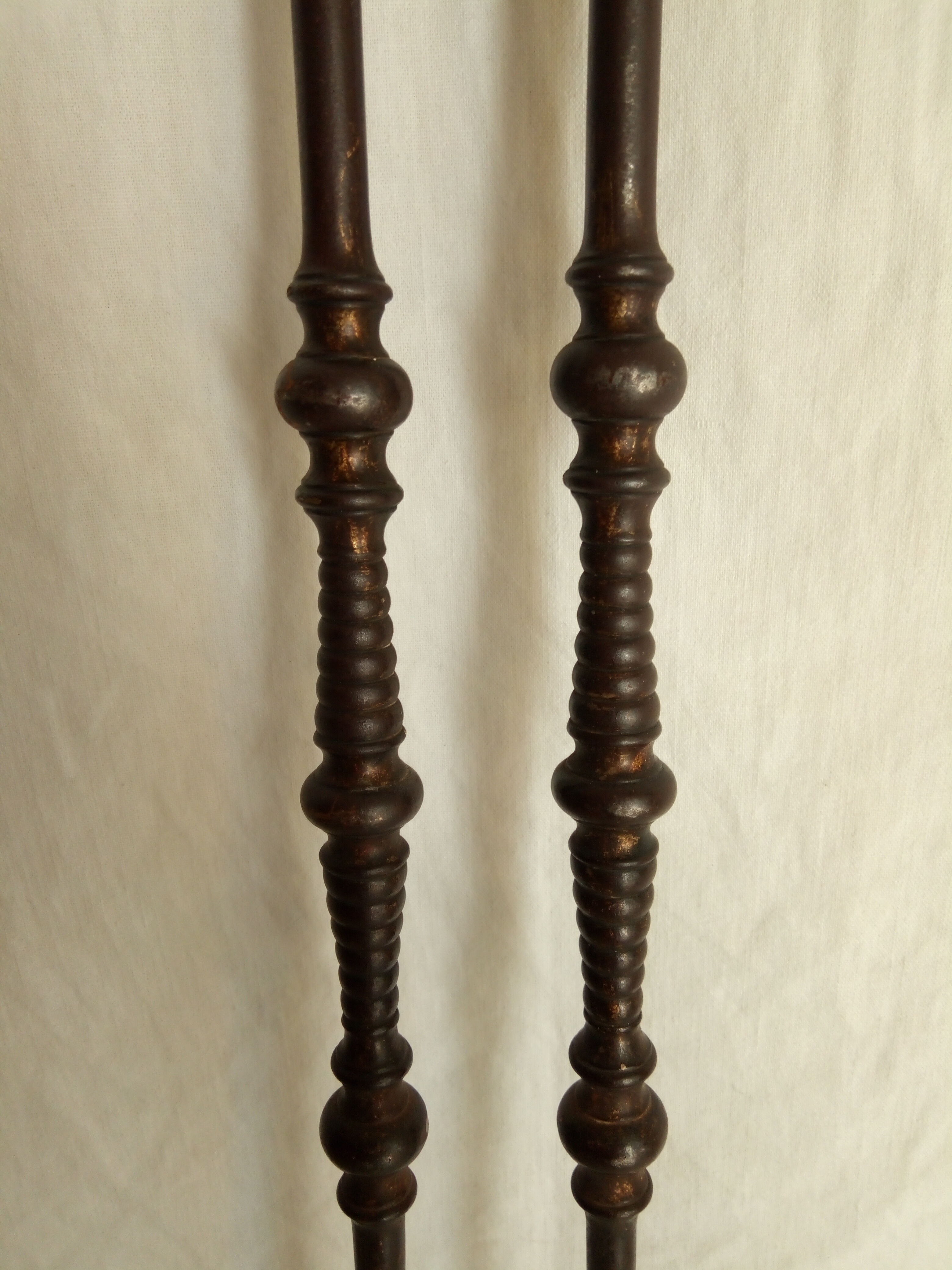 Accessoire de cheminée pince XIXème