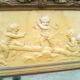 Mirror Louis XVI pier to the cherub XIXem - 140x76cm