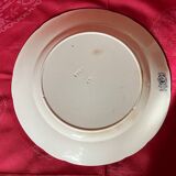 assiette plate W.A.A and co XIX eme