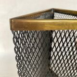 Mesh basket and brass, 70s