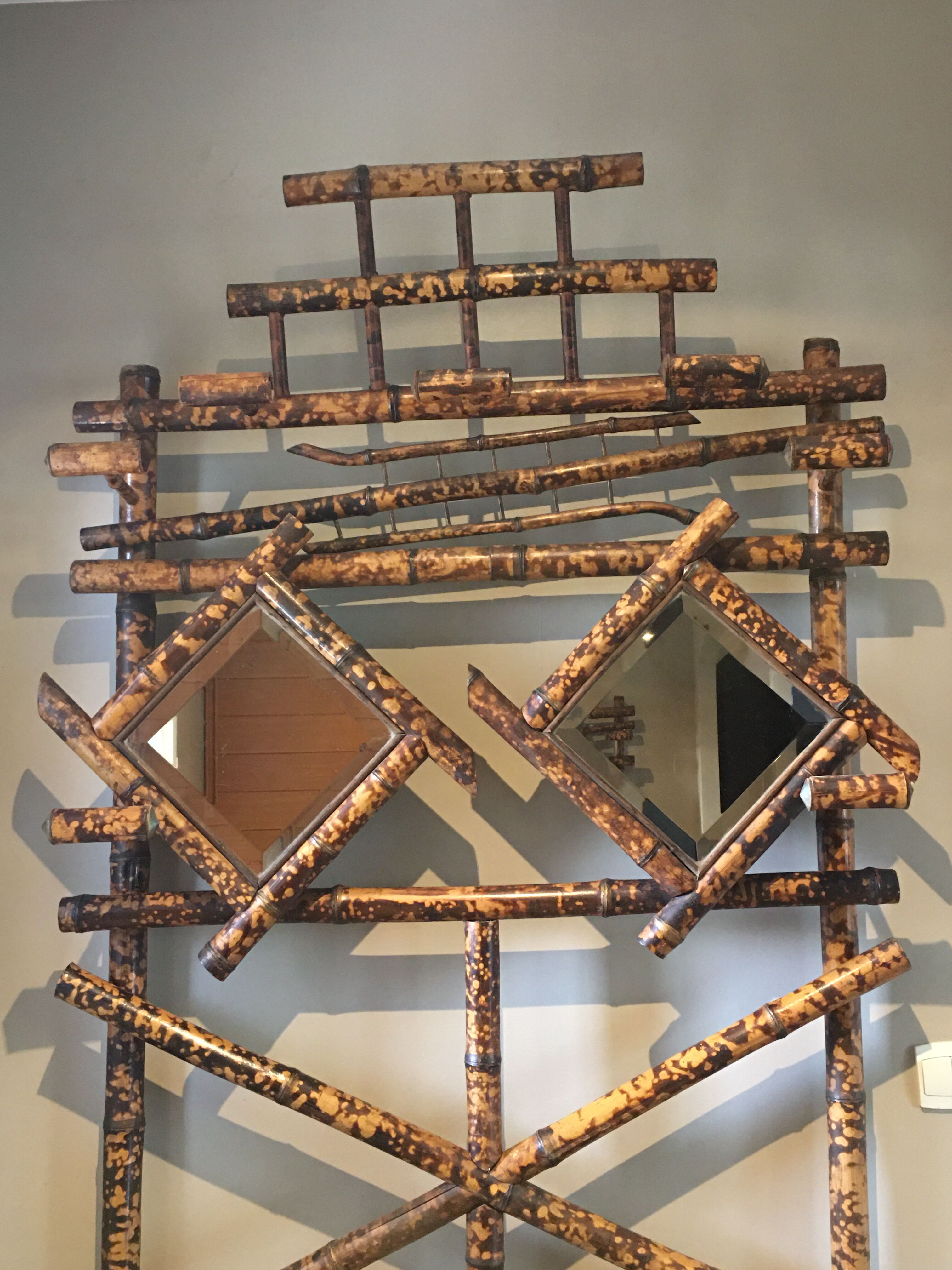 Napoleon III bamboo coat rack