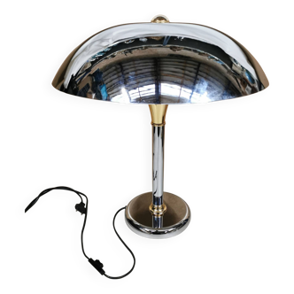 Swann Design Chrome Desk Lamp Vintage Mushroom Liner Lighting