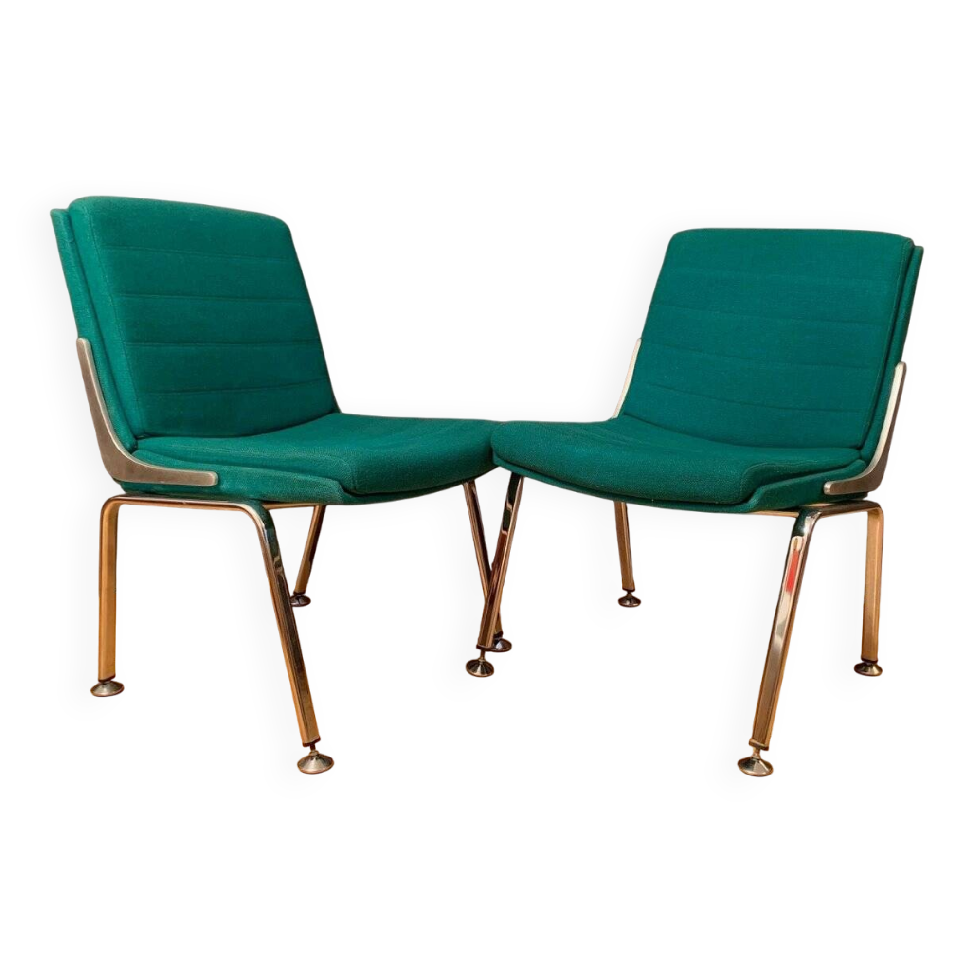 Set of vintage German Drabert chairs, 1970s