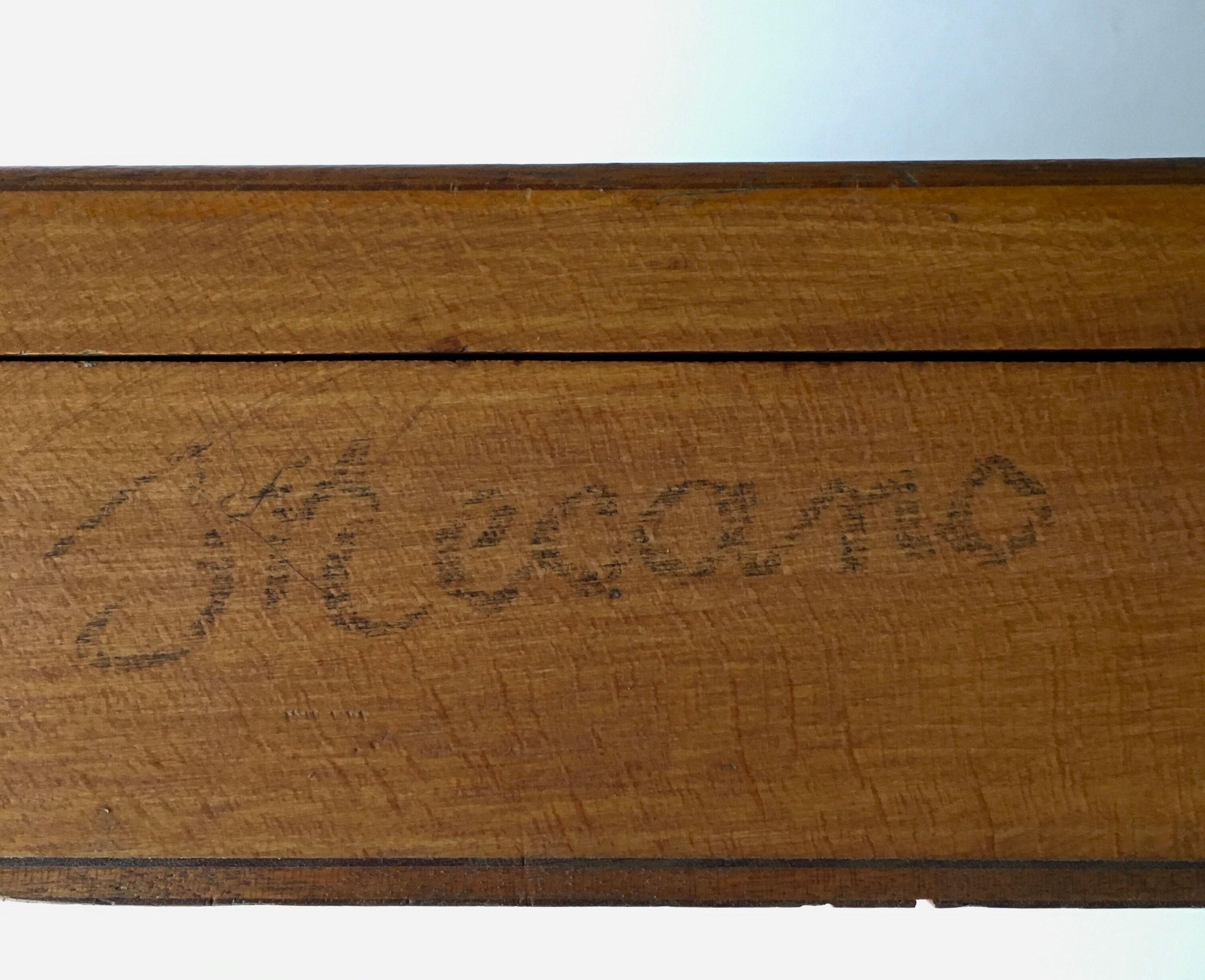 Mecano wooden box