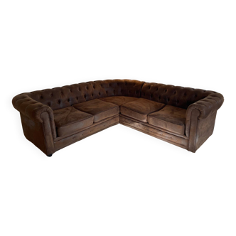 Canapé d’angle Chesterfield