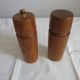 Teak salt and pepper shaker, Scandinavian style year 70s