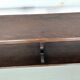 Rustic oak wall shelf