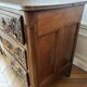 Large walnut Regency commode from the 18th century.