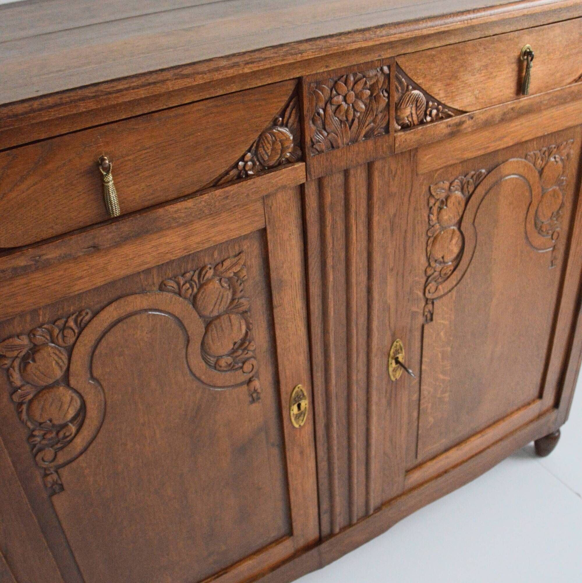 Parisian Buffet / Art Deco Storage Furniture 1930s Vintage